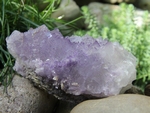 Fluorite -  stepped and purple zoned