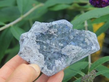 Light grey to blue fluorite