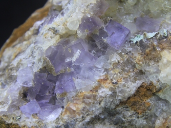Pale purple fluorite