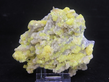Sulphur and Celestine crystals