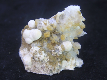 Quartz, calcite and siderite